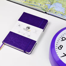 Rhodium Mines® Dot Grid Numbered Notebook (Purple)